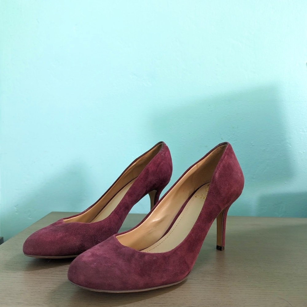 Vince Camuto ‘Jayne’ plum kitten heels